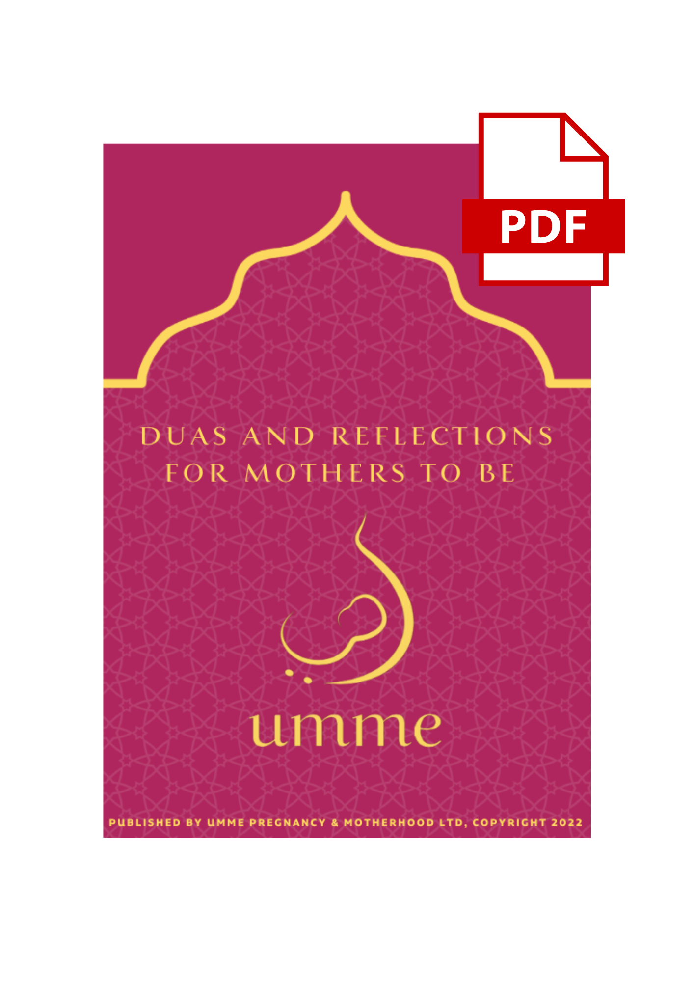 Duas and reflections for mothers to be (Digital/PDF)